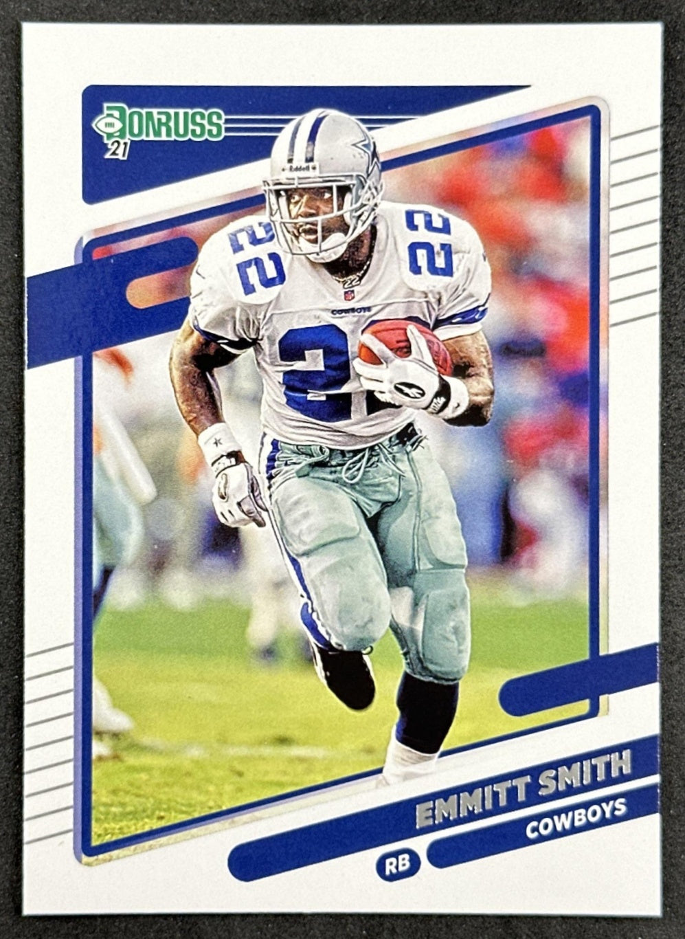 Emmitt Smith 2021 Panini Donruss Cowboys front sports trading card