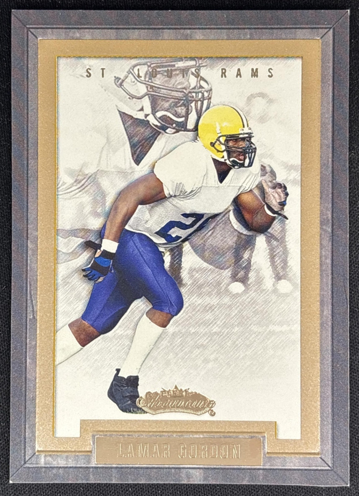 Lamar Gordon 2002 Fleer Showcase /1500 Rams front