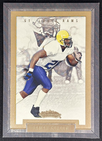 Lamar Gordon 2002 Fleer Showcase /1500 Rams front