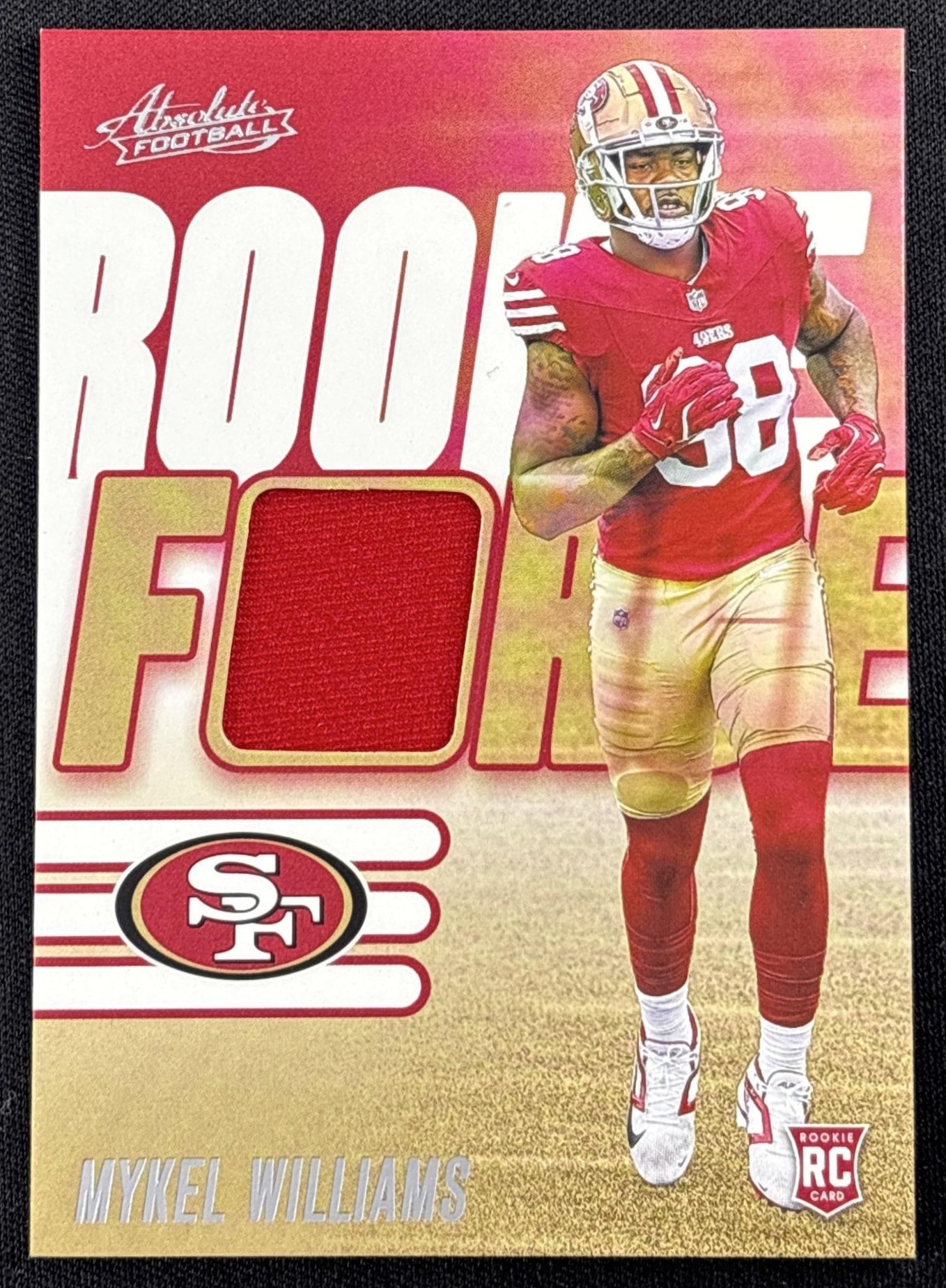 Mykel Williams 2025 Panini Absolute Rookie Force 49ers