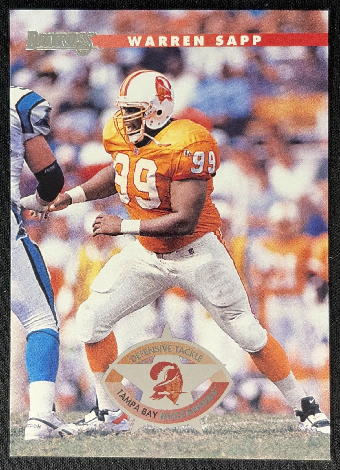 Warren Sapp 1996 Donruss Buccaneers Front