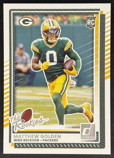 Matthew Golden 2025 Panini Donruss Rookies & Highlights Packers Sports Trading Cards