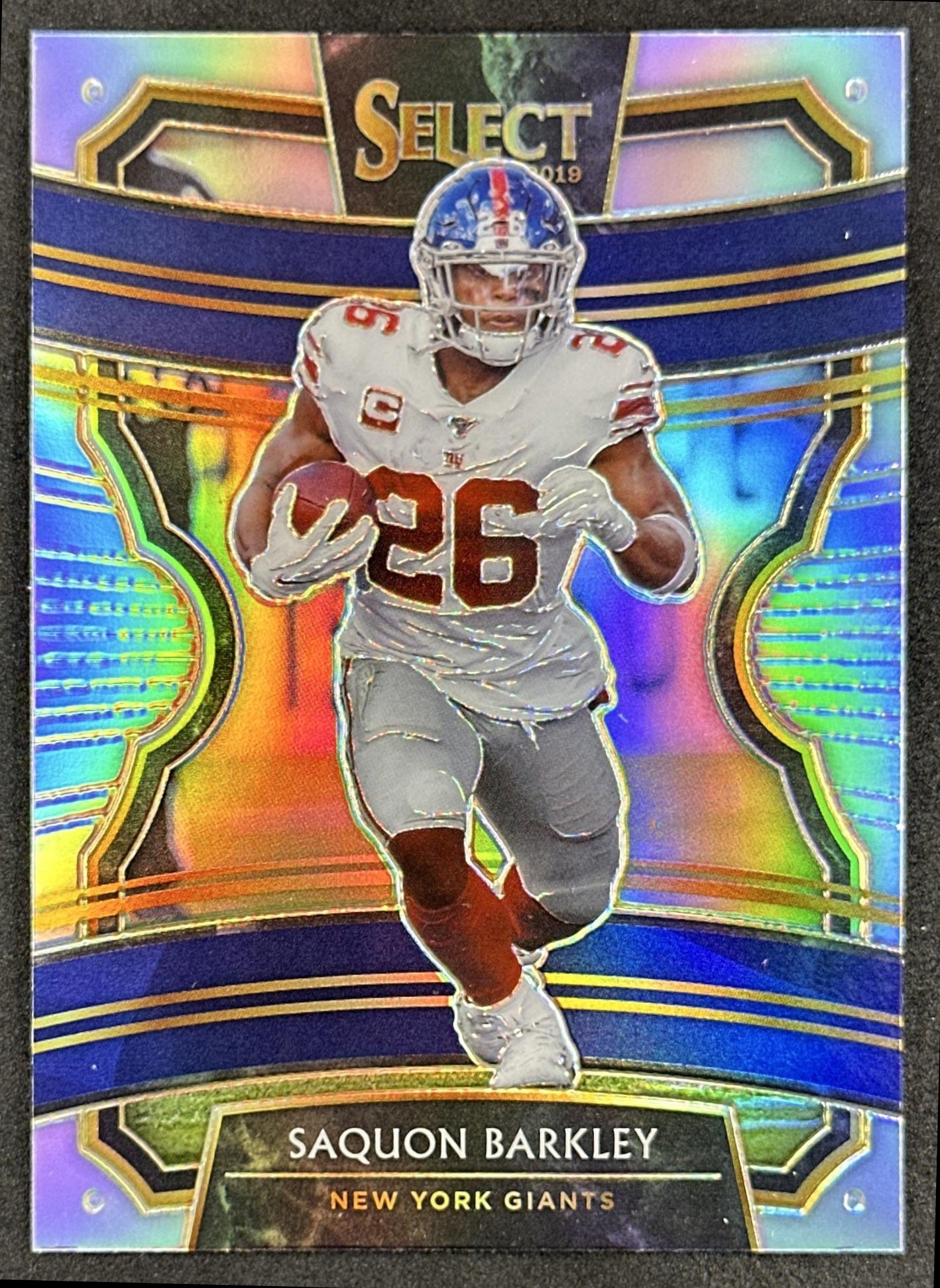 Saquon Barkley 2019 Panini Select Silver Prizm Giants Eagles