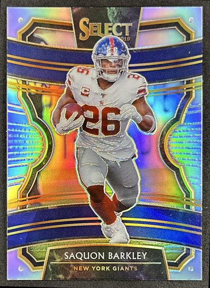 Saquon Barkley 2019 Panini Select Silver Prizm Giants Eagles
