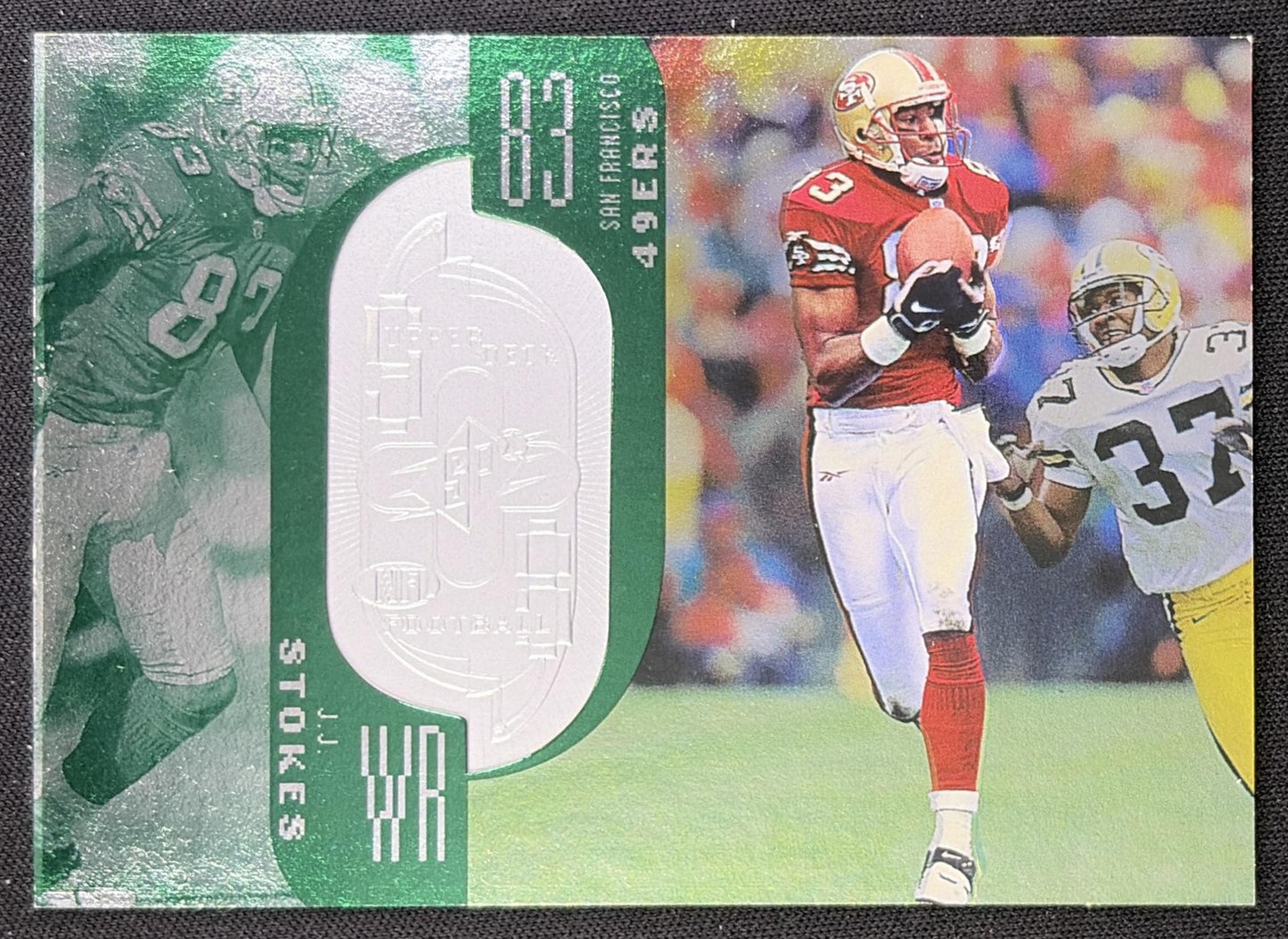 J.J. Stokes 1998 SPx Finite /10100 49ers