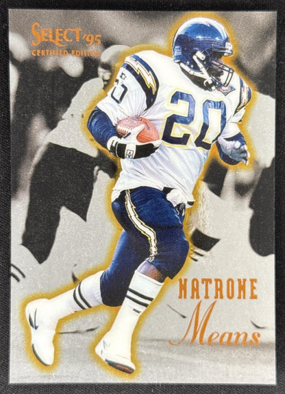 Natrone Means 1995 Pinnacle Select Certified Chargers