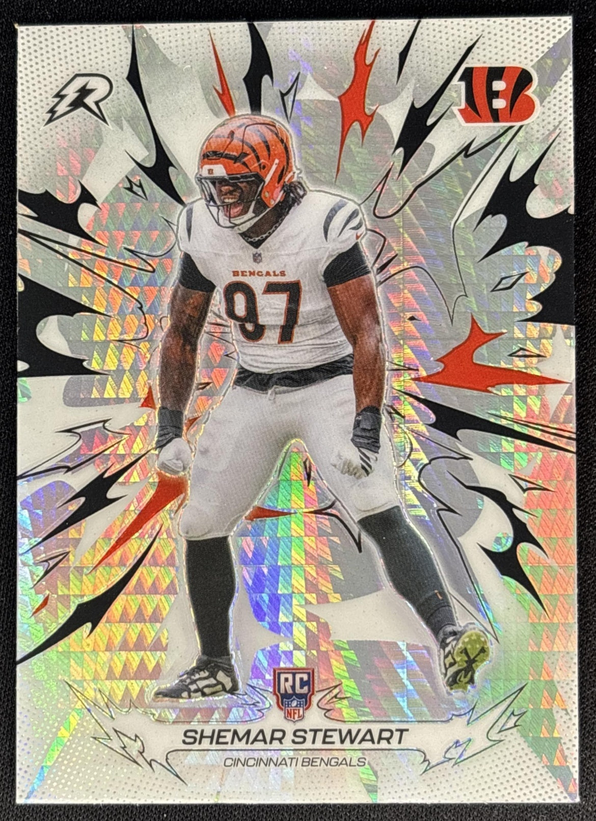 Shemar Stewart 2025 Topps Resurgence Prism Refractor Bengals