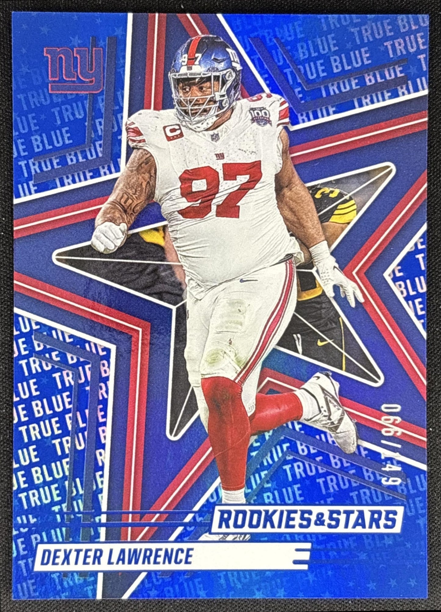 Dexter Lawrence 2025 Panini Rookies & Stars True Blue /149 Giants