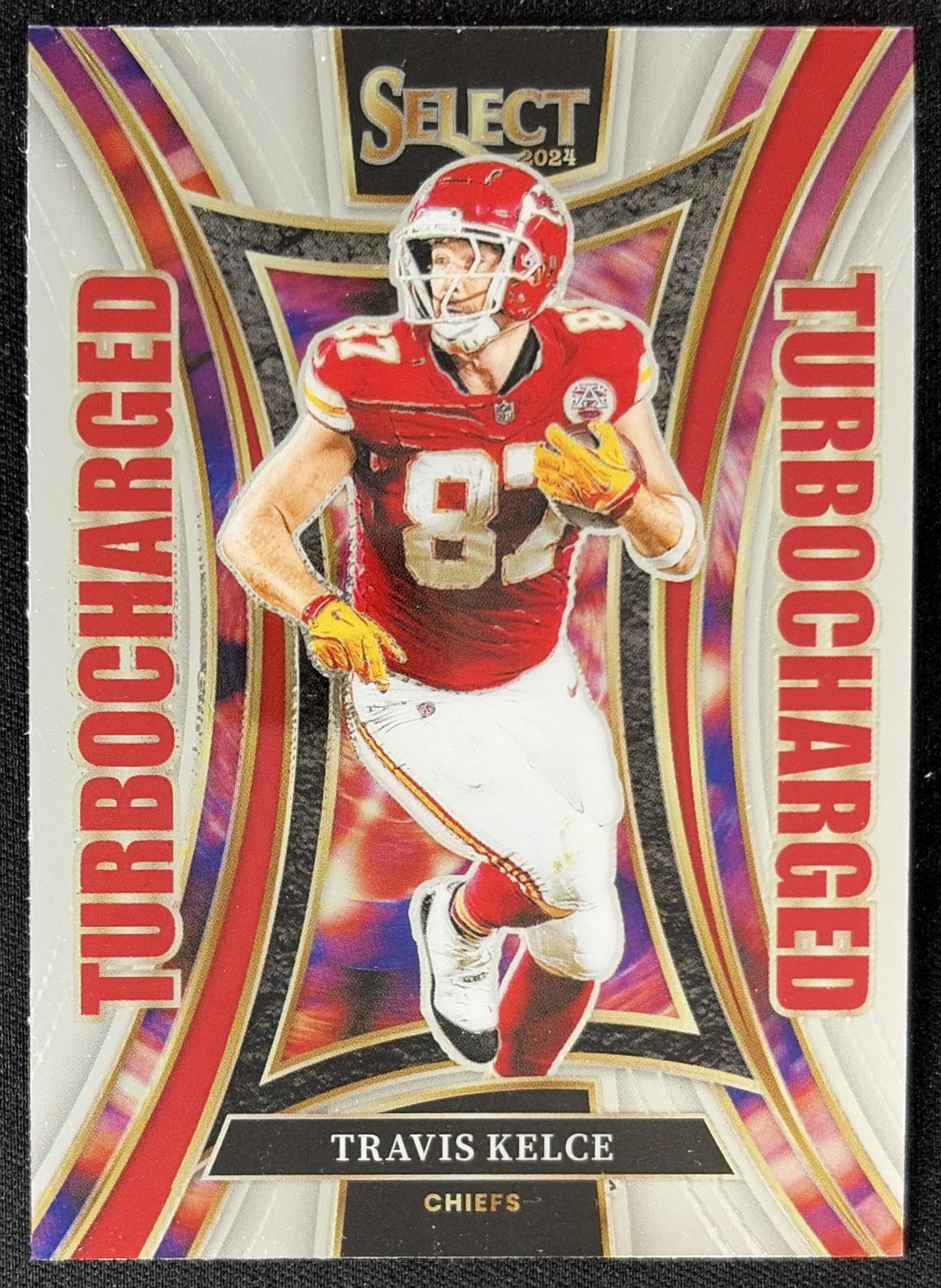 Travis Kelce 2024 Panini Select Turbocharged Chiefs