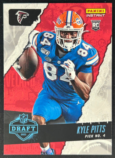 Kyle Pitts 2021 Panini Instant NFL Draft Night Falcons Sports Trading Cards