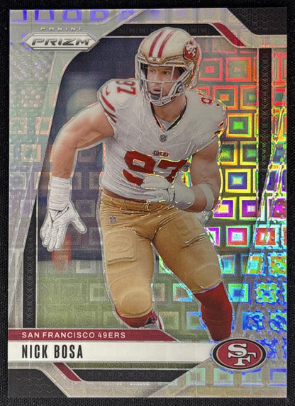 Nick Bosa 2024 Panini Prizm Pandora /400 49ers front