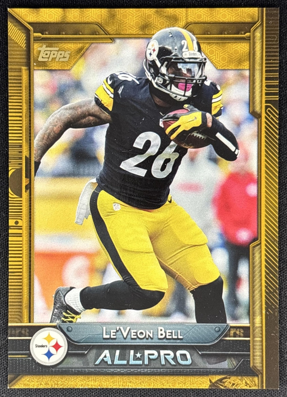 Le Veon Bell 2015 Topps Gold /2015 Steelers front