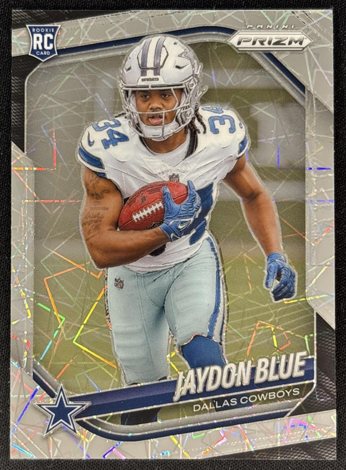 Jaydon Blue 2025 Panini Prizm Lazer Cowboys