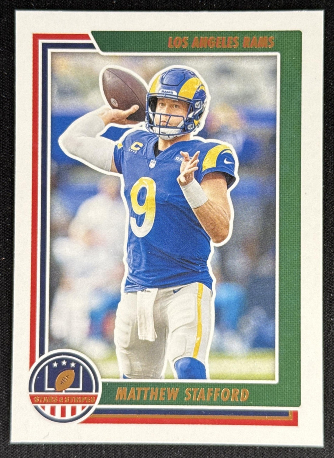 Matthew Stafford 2021 Panini Chronicles Stars and Stripes Rams Default Title Sports Trading Card
