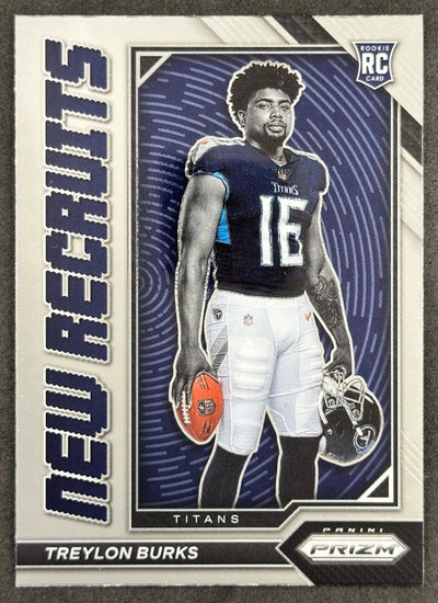 Treylon Burks 2022 Panini Prizm New Recruits Titans Default Title Sports Trading Card