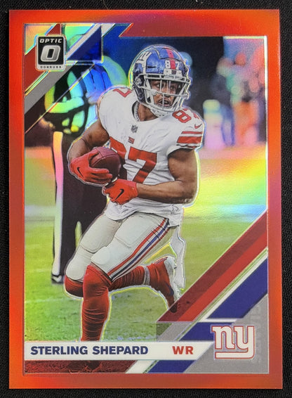 Sterling Shepard 2019 Panini Donruss Optic Red /99 Giants