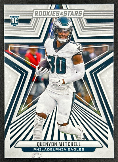 Quinyon Mitchell 2024 Panini Rookies & Stars Eagles Sports Trading Cards