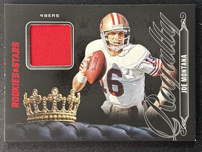 Joe Montana 2025 Panini Rookies & Stars Royalty 49ers front