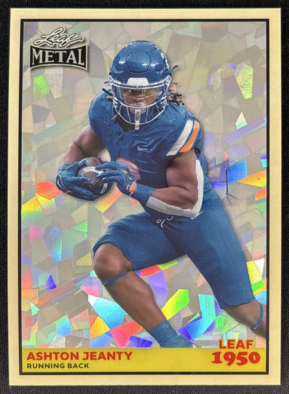 Ashton Jeanty 2026 Leaf Metal 1950 Crystal Silver /12
