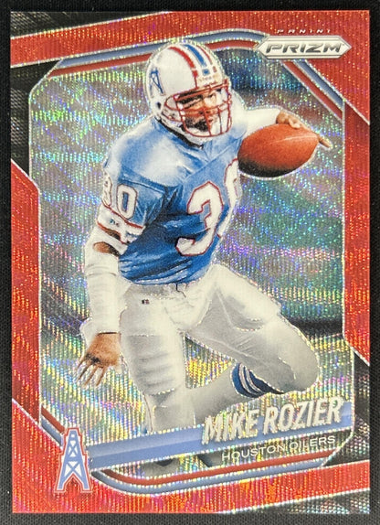 Mike Rozier 2025 Panini Prizm Red Wave /149 Oilers
