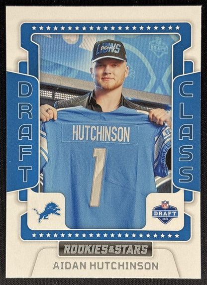 Aidan Hutchinson 2022 Panini Rookies & Stars Draft Class Lions Sports Trading Cards