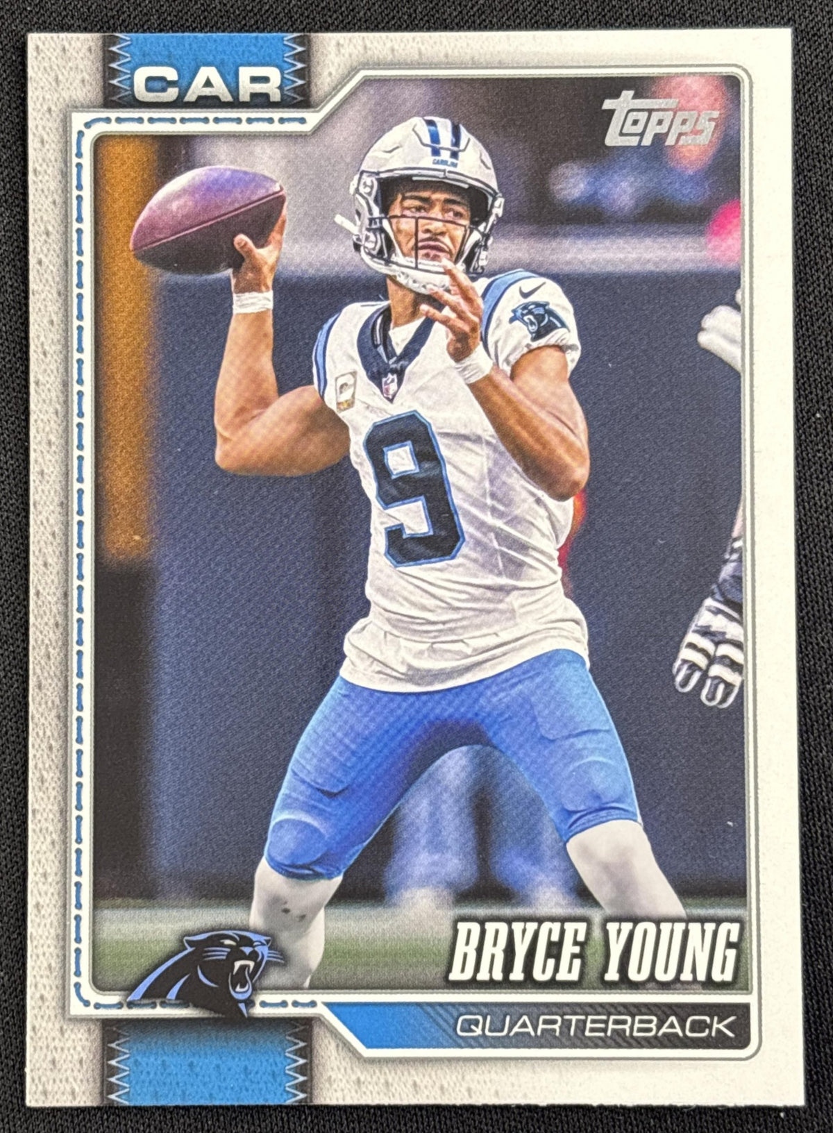 Bryce Young 2026 Topps Companion Card Panthers Carolina Panthers