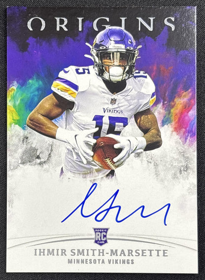 Ihmir Smith-Marsette 2021 Panini Origins Rookie Auto Vikings