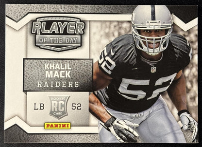 Khalil Mack 2014 Panini Player of the Day Raiders