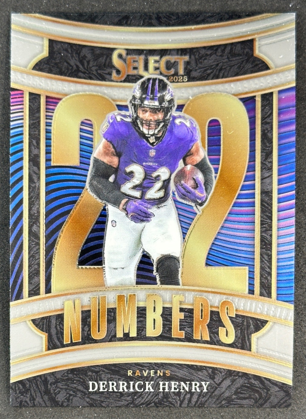 Derrick Henry 2025 Select Numbers Ravens Sports Trading Cards