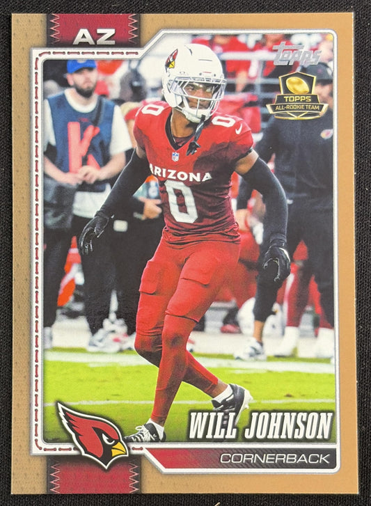Will Johnson 2026 Topps Gold /2026 Cardinals Sports Trading Card