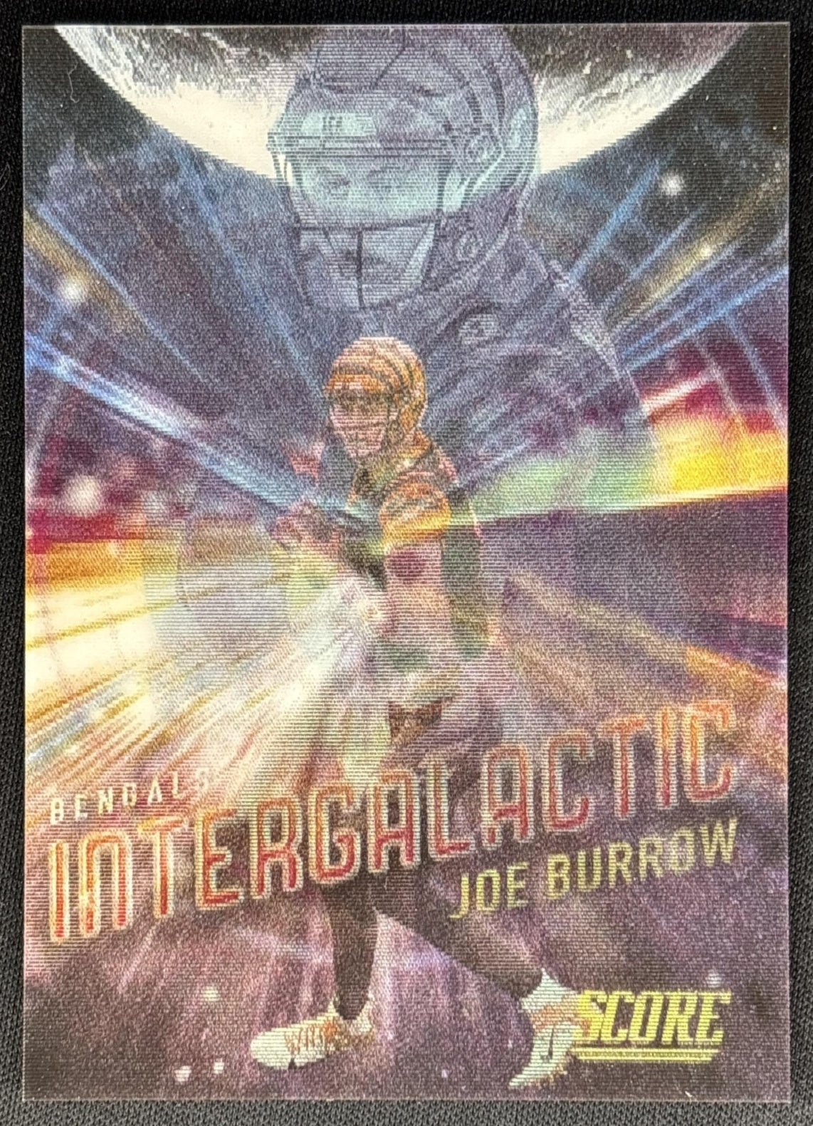 Joe Burrow 2021 Panini Score Intergalactic Bengals Sports Trading Cards