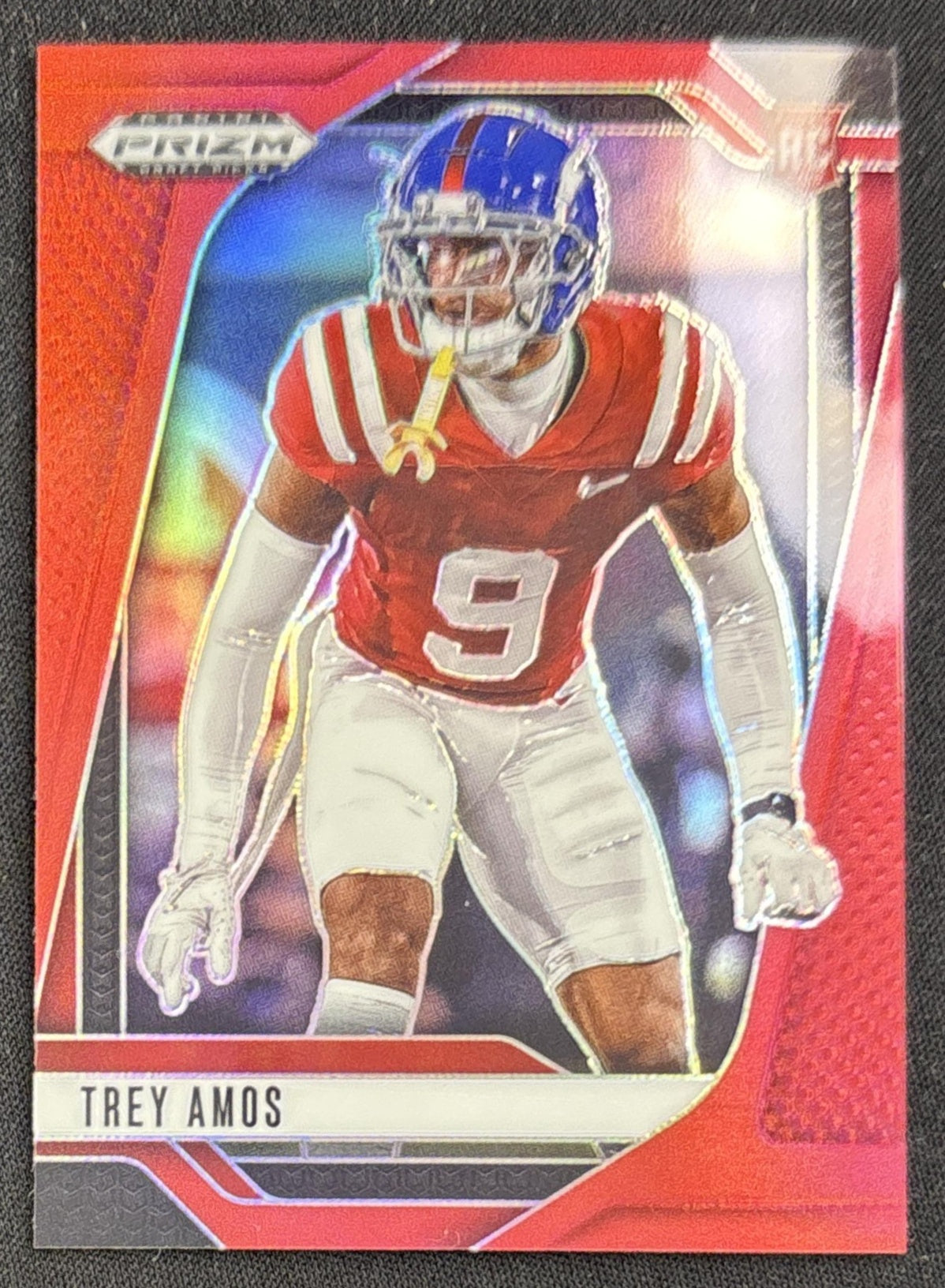 Trey Amos 2025 Panini Prizm Draft Picks Red /399 Rebels