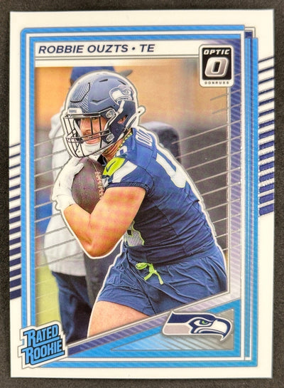 Robbie Ouzts 2025 Donruss Optic Rated Rookie Seahawks Sports Trading Card