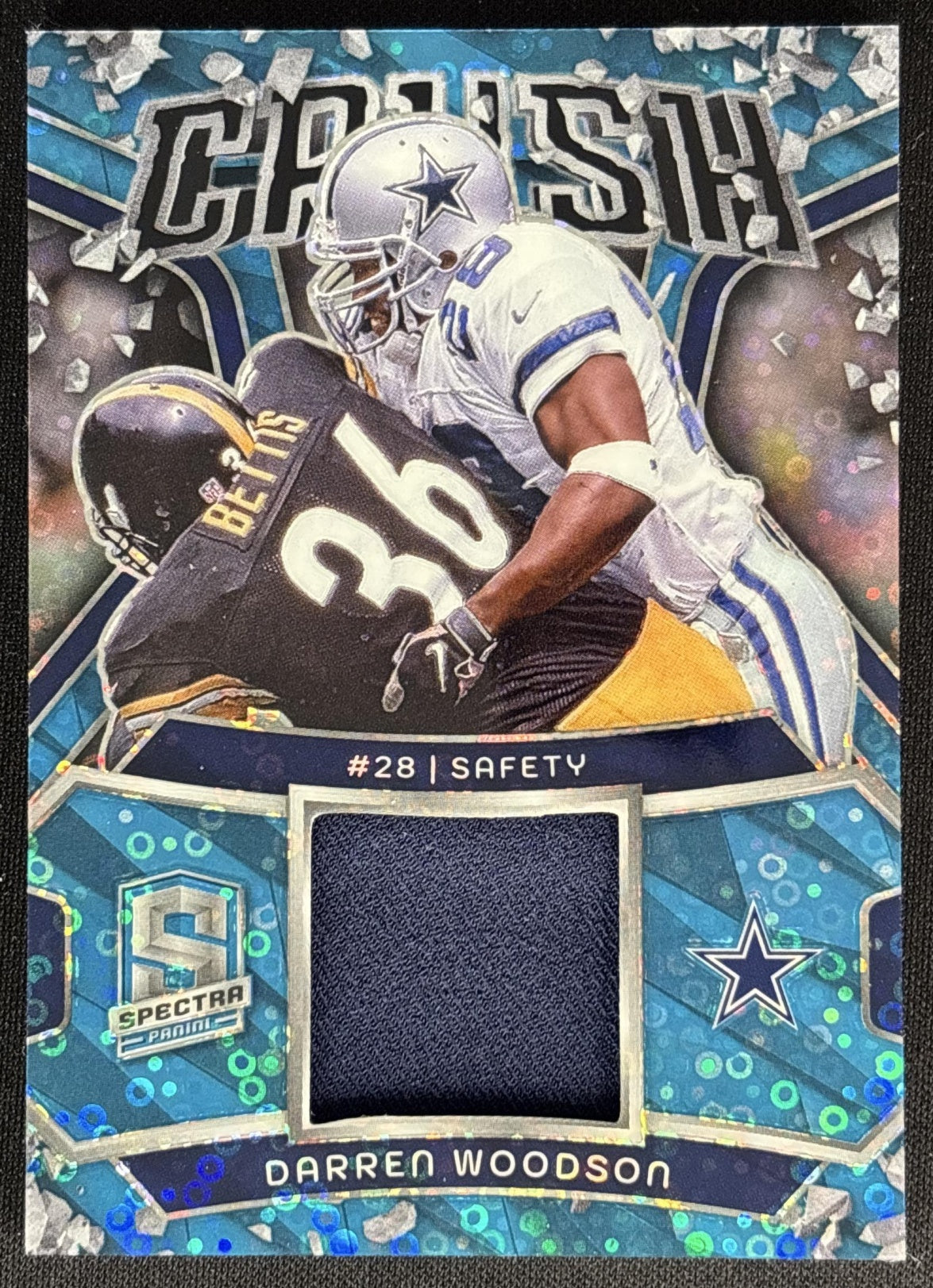 Darren Woodson 2024 Panini Spectra Crush Blue Neon /60 Cowboys - Dallas Cowboys