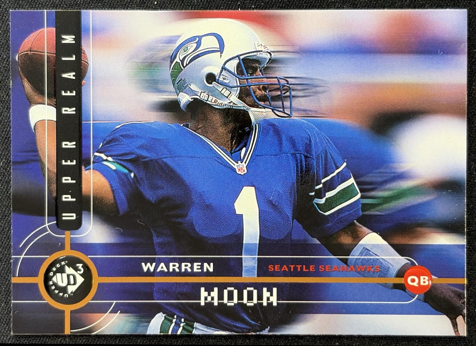 Warren Moon 1998 Upper Deck UD3 Seahawks