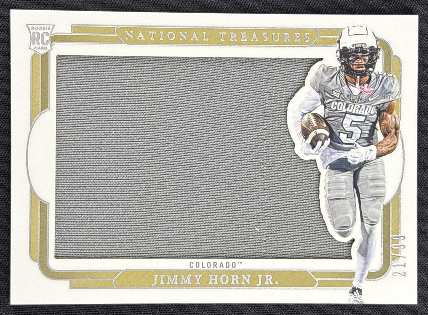 Jimmy Horn Jr. 2025 Panini National Treasures Collegiate Rookie Silhouettes /99 Buffaloes