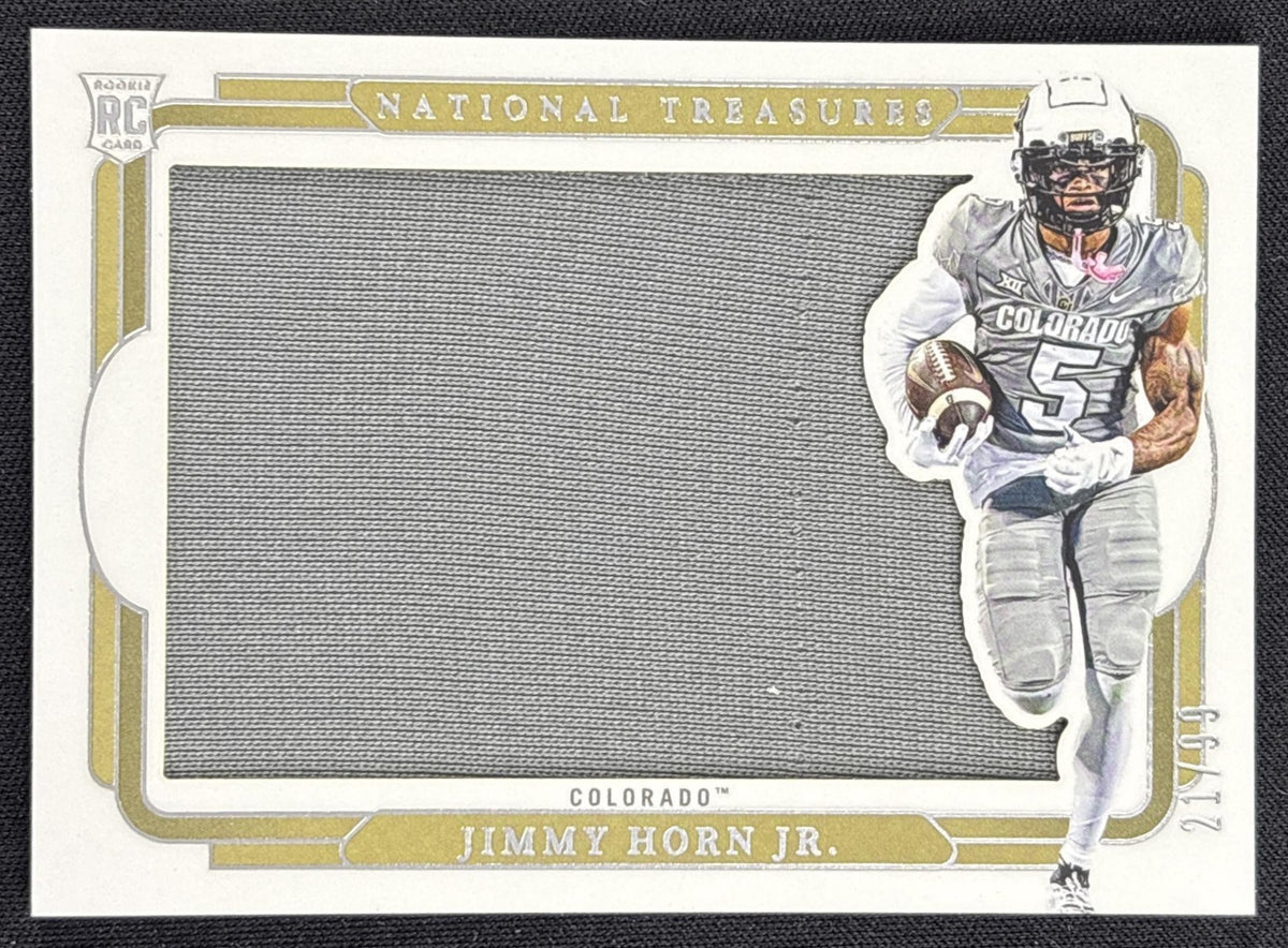 Jimmy Horn Jr. 2025 Panini National Treasures Collegiate Rookie Silhouettes /99 Buffaloes