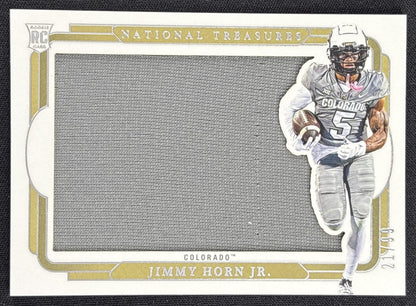 Jimmy Horn Jr. 2025 Panini National Treasures Collegiate Rookie Silhouettes /99 Buffaloes