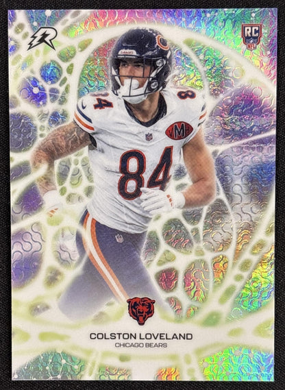 Colston Loveland 2025 Topps Resurgence Protonyx Refractor Bears