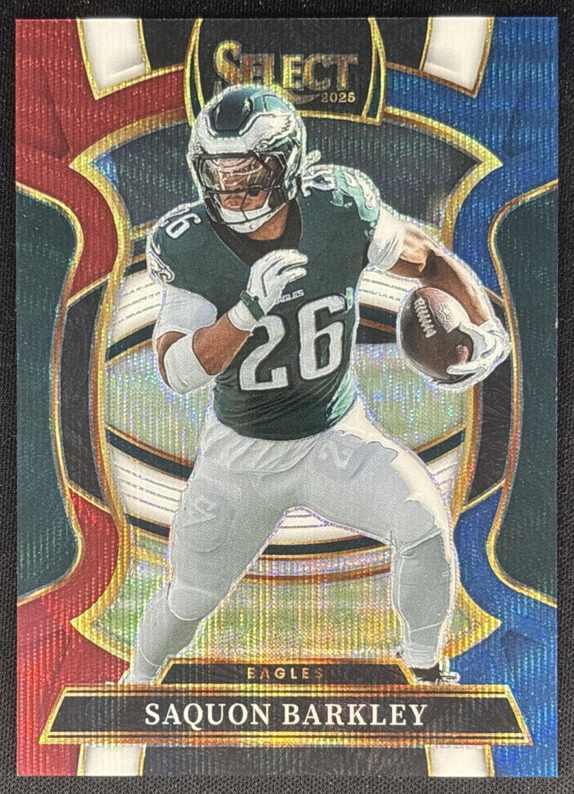 Saquon Barkley 2025 Panini Select Concourse Tri-Color Prizm /399 Eagles Default Title Sports Trading Cards
