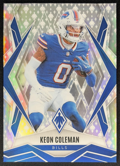 Keon Coleman 2025 Panini Phoenix Prizm /149 Bills Sports Trading Cards