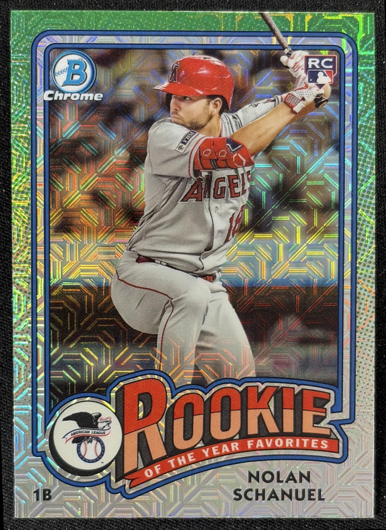 Nolan Schanuel 2024 Bowman Mega Box Rookie of the Year Favorites Angels