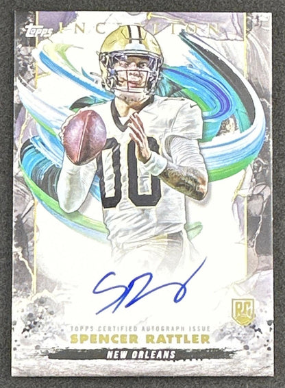 Spencer Rattler 2024 Topps Inception Rookie Auto Saints