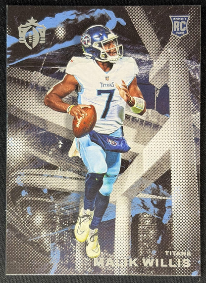 Malik Willis 2022 Panini Chronicles Gridiron Kings Pink Titans front