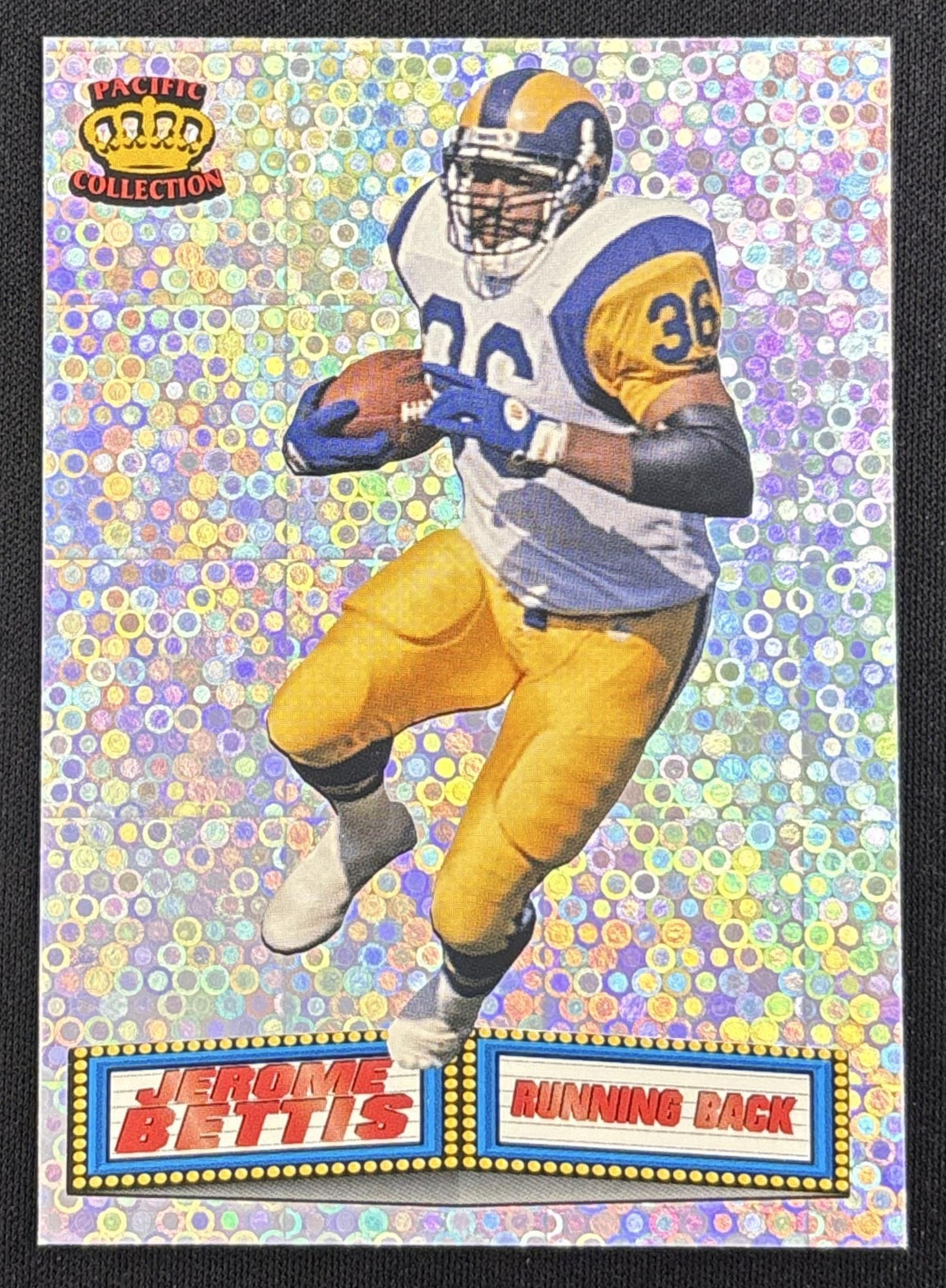 Jerome Bettis 1994 Pacific Marquee Prisms Rams