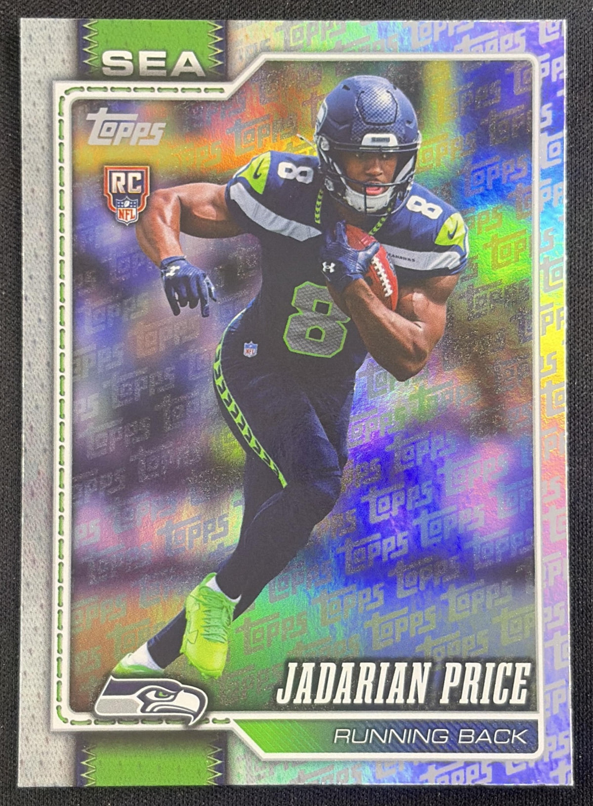 Jadarian Price 2026 Topps Fanatics Foil Seahawks Sports Trading Card