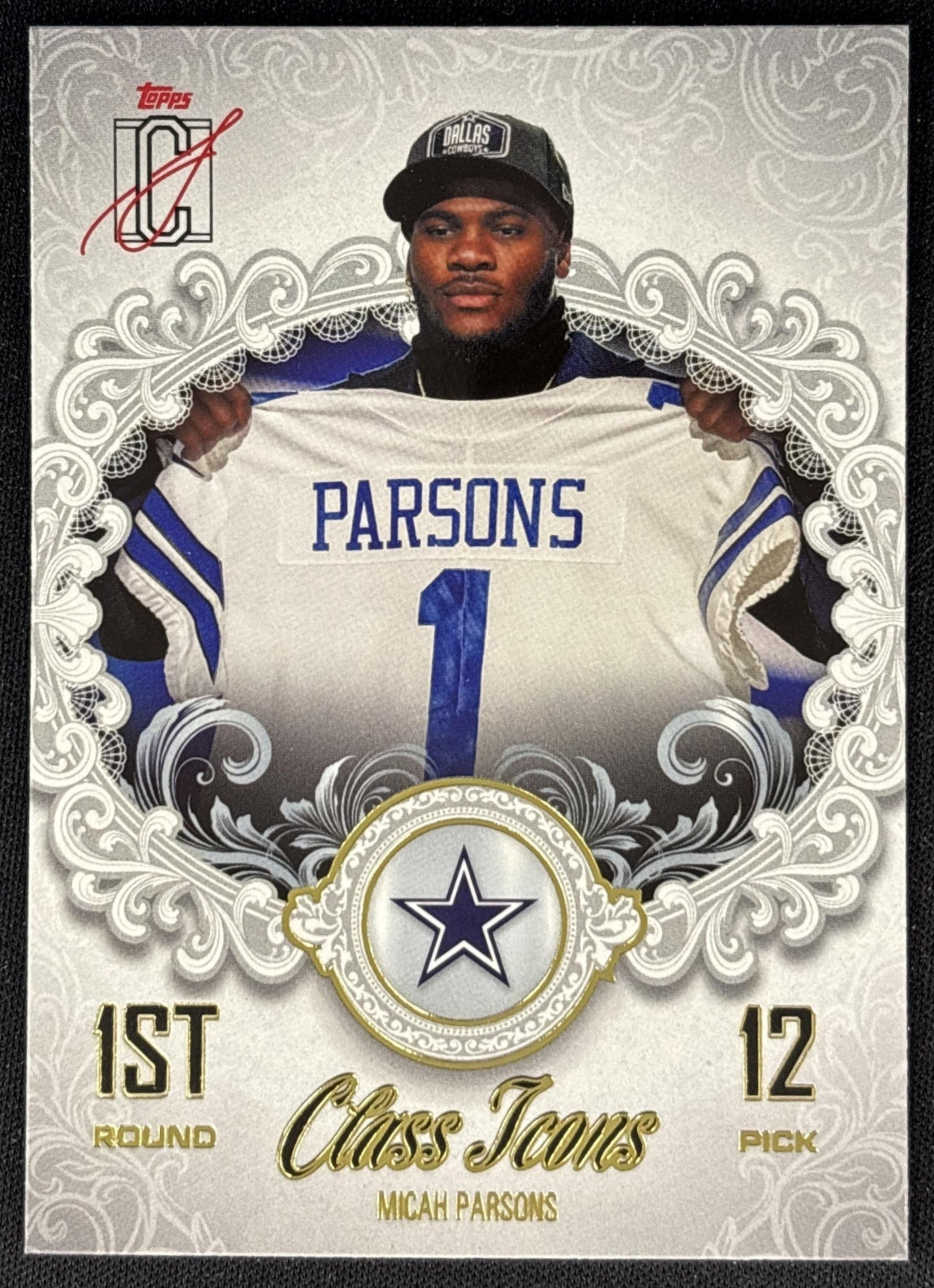 Micah Parsons 2025 Topps Signature Class Icons Cowboys Sports Trading Cards