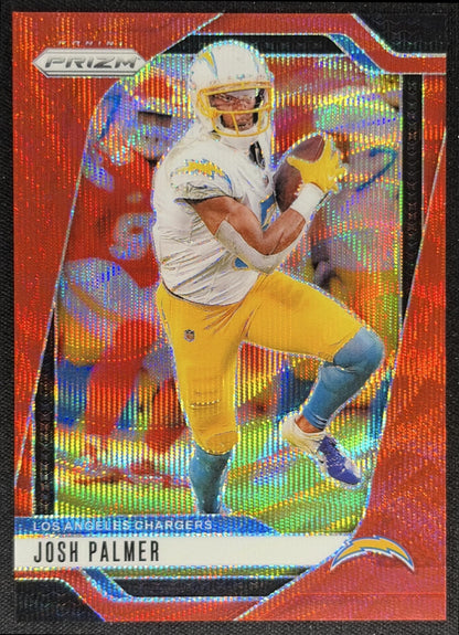 Josh Palmer 2024 Panini Prizm Red Wave /149 Chargers