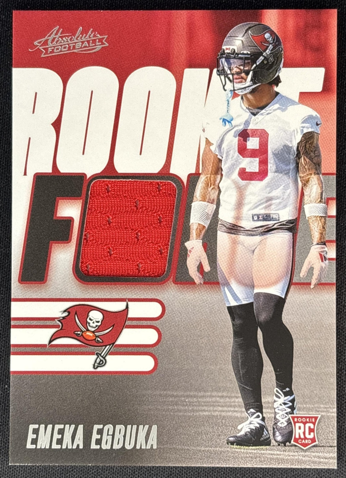 Emeka Egbuka 2025 Panini Absolute Rookie Force Buccaneers Default Title Sports Trading Cards
