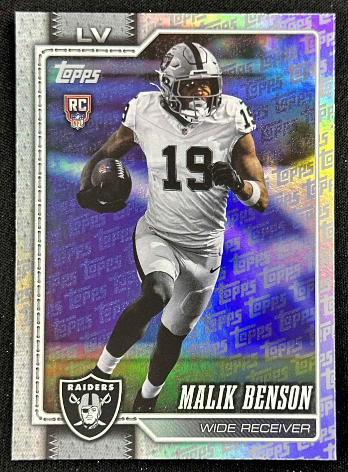 Malik Benson 2026 Topps Flagship Fanatics Foil Raiders